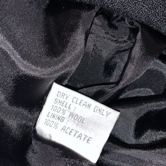 Vintage oversized wool blazer. Size 10 - Picture 9 of 9